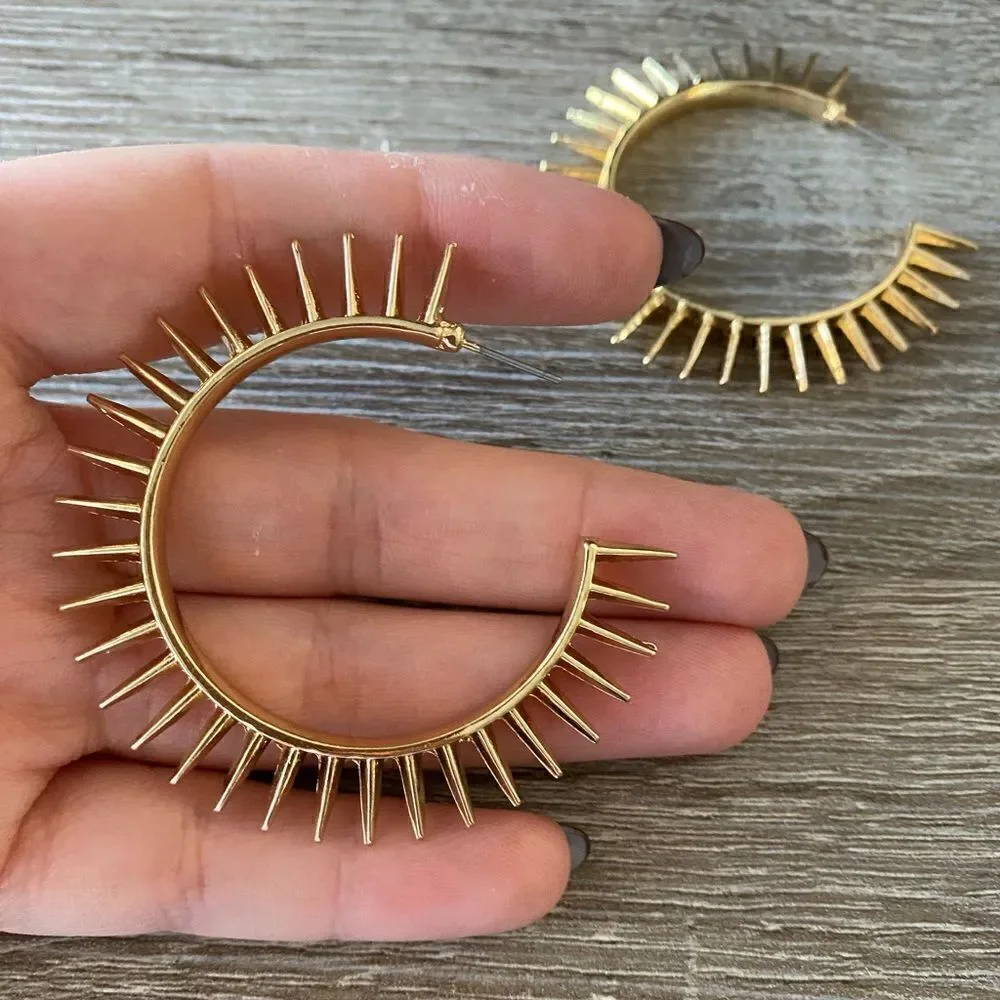Bohemian hoop earrings M143